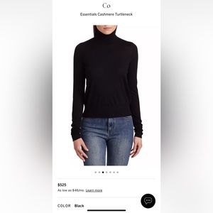 Co Essentials Cashmere Turtleneck Size M